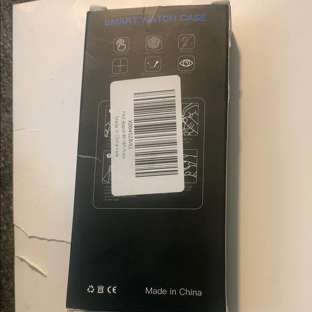 Smart Watch Black Case